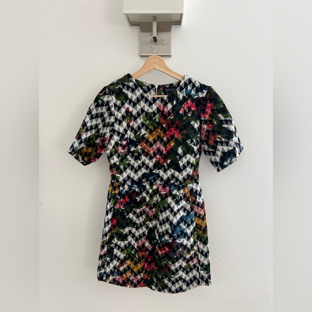Topshop Geometric Dress